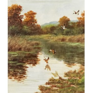Georg MAJEWICZ (1897-1973), Watering ducks
