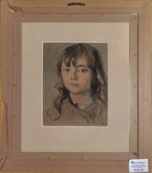 Andrzej (Jędrzej) GRABOWSKI (1833-1886), Portret mężczyzny z fajką - Kowaluka ze Strepowa