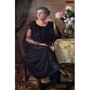 Michał REKUCKI (1884-1971), Portret Stanisławy Türschmidt, lata 30. XX w.