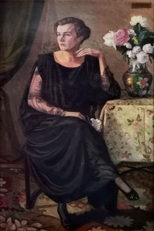 Michał REKUCKI (1884-1971), Portret Stanisławy Türschmidt, lata 30. XX w.