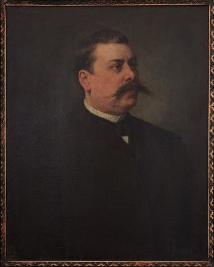 Constanze VON BREUNING (1856-1908), Portret męski, 1892