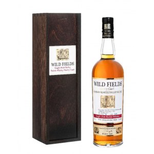 Wild Fields Sherry Cask Single Malt Barley Polish Whisky 0,7L 46,5% in wooden box rocznik 2017