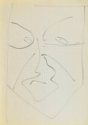 Jerzy PANEK (1918-2001), Głowa - autoportret III, 1963