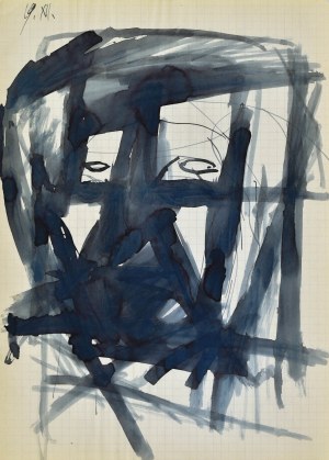 Jerzy PANEK (1918-2001), Głowa - autoportret I, 1963