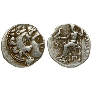 Greece Macedon 1 Drachm Alexander III the Great 336-323BC Kolophon Mint. Averse: Head with lion hood r. Reverse...