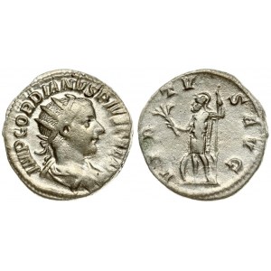 Roman Empire 1 Antoninianus Gordianus III 238-244 AD. Averse: IMP GORDIANVS PIVS FEL AVG; Radiate; draped...