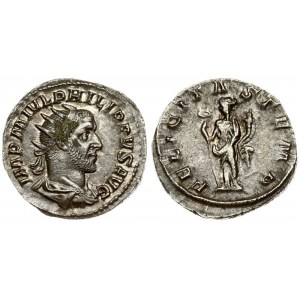 Roman Empire 1 Antoninianus Philippus I AD 244-249. Roma. Averse: IMP M IVL PHILIPPVS AVG;  radiate...