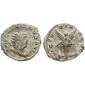 Roman Empire 1 Antoninianus Gallienus 253-268 AD. Averse: IMP GALLIENVS AVG; radiate head right. Reverse: VICTORIA AVGG...