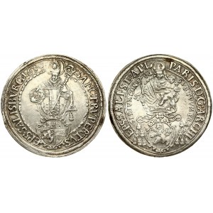 Austria SALZBURG 1 Thaler 1634 Paris von Lodron(1619 - 1653). Averse: Madonna above shield of arms. Reverse: St...