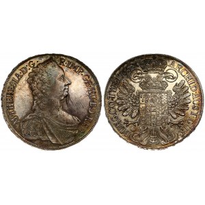 Austria 1 Thaler 1765 Maria Theresa(1740-1780). Averse: Mature armored bust right. Averse Legend: M • THERESIA • D...