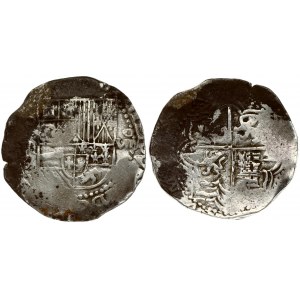 Bolivia 8 Reales (1598-1621). Philip III (1598-1621). Averse: Crowned arms. Averse Legend: PHILIPPVS III. Reverse...