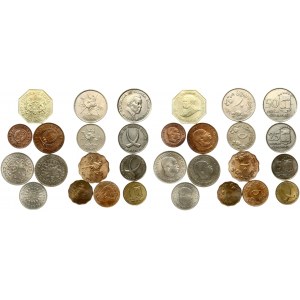 Equatorial Guinea & Sierra Leone & Sudan (20th Century) Lot of 15 Coins