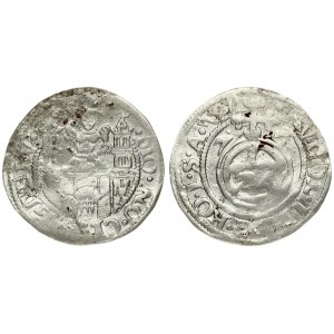 Germany  Magdeburg City 1 Grosz - 1/24 Thaler 1577 Rudolf II(1576-1612). Averse: City arms in circle. Lettering: MO(NE)...