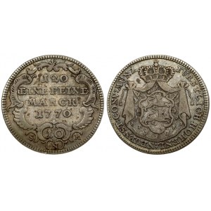 Germany HOHENLOHE-NEUENSTEIN-OEHRINGEN 10 Kreuzer 1770 S(N)R Philipp Heinrich & Heinrich August (1743-1781). Averse...