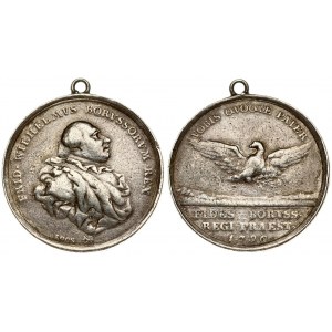 Germany PRUSSIA Medal 1796  Friedrich Wilhelm II. 1786-1797. Homage of South Prussia. Averse: bust right within legend...