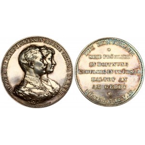 Germany Brandenburg-Prussia Medal (1906) Wilhelm II (1888-1918). Silver medal undated by E. Weigand. Averse...