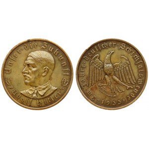 Germany Third Reich Medal 1933 Adolf Hitler (1889-1945). By O. Glöckler. Commemorating Hitler's rise to power. Averse...