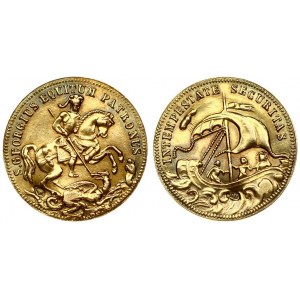 Hungary Medallet Charm & Talisman 19th Century. Averse: S: GEORGIVS • EQVITVM • PATRONVS *...