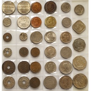 Israel & Jordan (20th Century) Mostly UNC Lot of 35 Coins