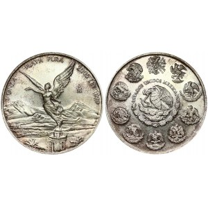 Mexico 1 Onza 2005Mo Libertad. Averse: National arms; eagle left within center of past and present arms. Reverse...