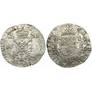 Spanish Netherlands BRABANT 1 Patagon 1623 Antwerp. Philip IV(1621-1665). Averse...