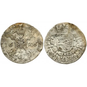 Spanish Netherlands BRABANT 1/4 Patagon 1626 Brussels. Averse: St. Andrew's cross; crown above...