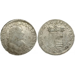 Liege 1 Patagon 1686 Maximilian Henry(1650-1688). Averse: Bust of Maximilian Henry right. Averse Legend: MAX • H(EA...