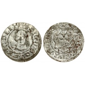 Latvia 1 Solidus 1607 Riga. Sigismund III Waza (1587-1632). Averse: Large S monogram divides date. Averse Legend...