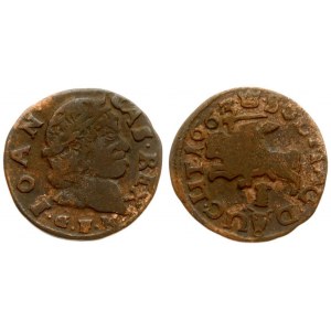 Lithuania 1 Solidus 1663 GFH Oliva. John II Casimir Vasa (1649–1668). Averse...