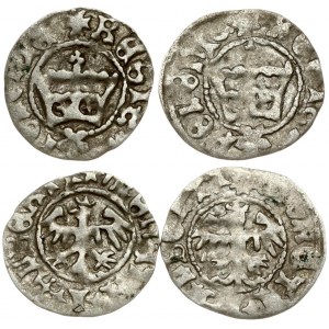 Poland 1/2 Grosz  (1492–1501) Krakow. Jan I Olbracht (1492–1501). Averse: Eagle + MONETA ALBERTI. Reverse: Crown...