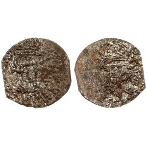 Polan 1 Solidus 1583 Posen. Sigismund III Vaza(1587–1632). Averse: Monogram S. Reverse: Crown and coat of arms; Liter N. Silver. No aisles at Poland auctions! (R8) RARE