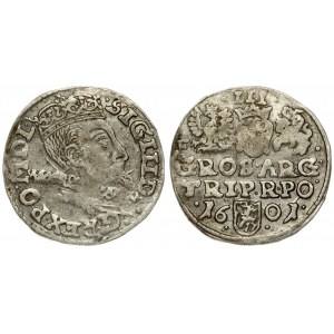 Poland 3 Groszy 1601 Wschowa. Sigismund III Vasa (1587-1632). Crown coins. Averse: Crowned bust right. Reverse: Value...