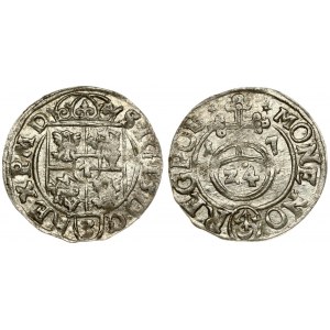 Poland 1/24 Thaler 1617 Bydgoszcz. Sigismund III Vasa (1587-1632). Averse: Crowned shield. Reverse...