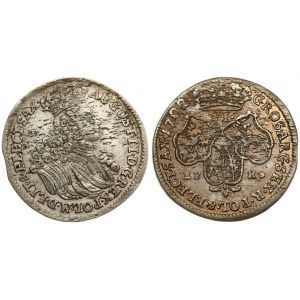 Poland 6 Groszy 1702EPH August II(1697-1733). Averse: Small crowned bust of August II right. Reverse...
