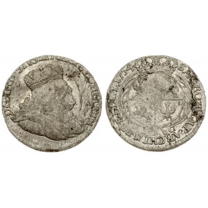 Poland 3 Groszy 1754 EC August III(1733-1763). Averse: Crowned bust right. Reverse: Crowned arms within sprigs; 3 below...