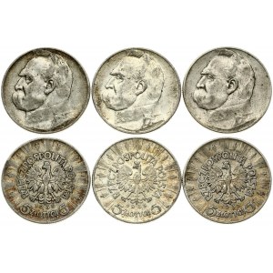 Poland 5 Zlotych 1935 (w) Averse: Radiant crowned eagle with wings open. Reverse: Head of Jozef Pilsudski left...