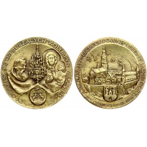Poland Medal 2005. 350th Anniversary 1655 Czestochowa 2005.  Bronze. Large diameter.  Weight approx: 114.32 g. Diameter...