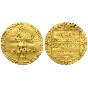 Netherlands 1 Ducat 1818 St Petersburg Mint. Imitating a gold Ducat of Willem I Rare Russia 1 Ducat 1818...