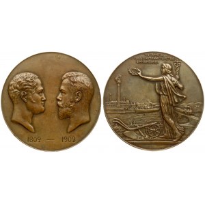 Russia Medal (1902) 'In memory of 100 Anniversary of the Ministry of Finance. 1802 - 1902 '. Ob.Art.:...