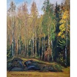 Wlastimil Hofman (1881 Praga - 1970 Szklarska Poręba), Las, 1963 r.