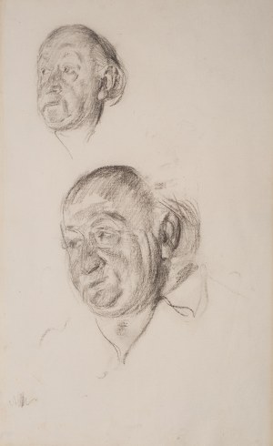 Józef Mehoffer (1869 Ropczyce - 1946 Wadowice), Studia głowy – szkic do portretu Aleksandra Dejeana