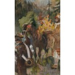 Kazimierz Sichulski (1879 Lwów - 1942 tamże), Wesele huculskie