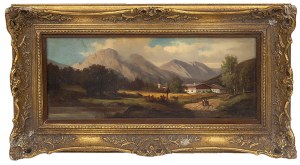 Julius Schonrock (1835 Gdańsk - 1878), W górach Tyrolu