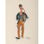 Michel Adlen (1898 Łuck – 1980 Paryż), Clowns de Paris, 1959 r.
