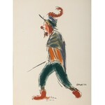 Michel Adlen (1898 Łuck – 1980 Paryż), Clowns de Paris, 1959 r.