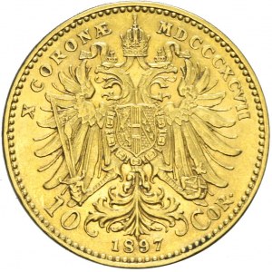 Austria, Franciszek Józef, 10 koron 1897, Wiedeń