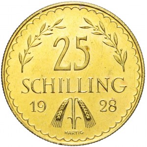 Austria, Republika, 25 szylingów 1928