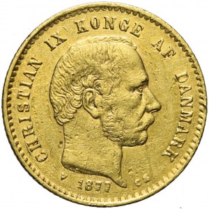 Dania, 10 koron 1877, Christian IX