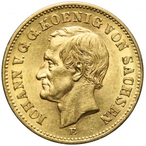 Niemcy, Saksonia, 20 marek 1873 E, Jan V, Muldenhütten