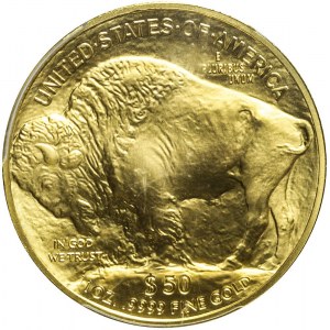 Stany Zjednoczone Ameryki (USA), 50 dolarów 2011, Bizon, piękne